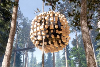 Madárfészkek mellett aludhatunk ebben a hotelben