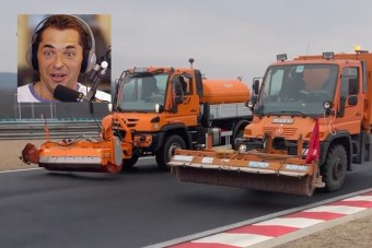 Palik-aláfestéssel köröztek munkagépek a Hungaroringen