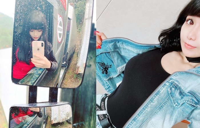 Menő kamionnal jár ez a japán hölgy 3