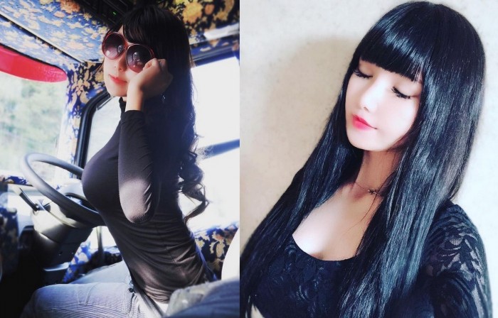 Menő kamionnal jár ez a japán hölgy 2