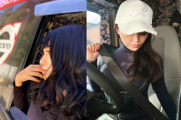 Menő kamionnal jár ez a japán hölgy