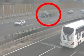 Ritkán látható mentési akciót vettek fel az M0-son