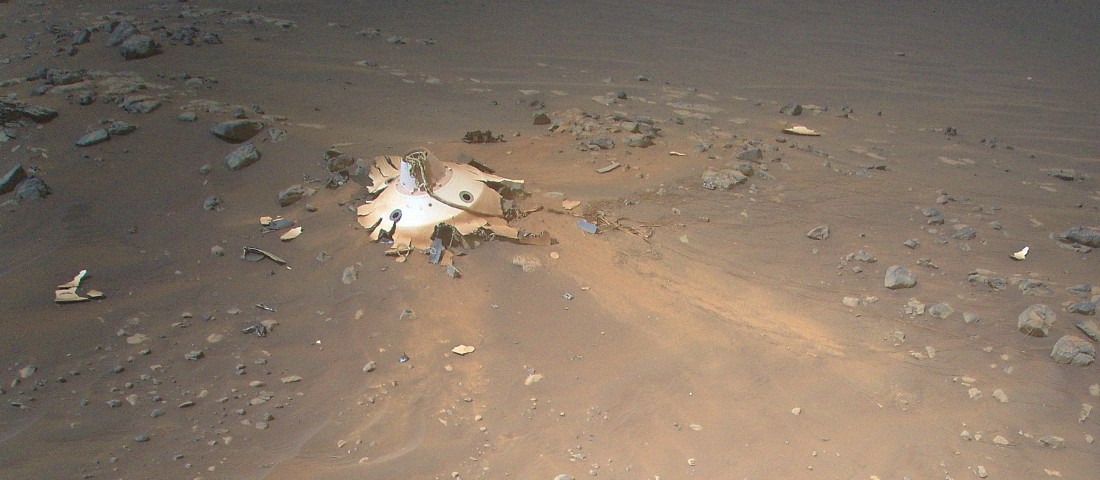 Így néz ki egy baleseti helyszín a Marson