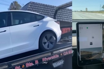 130-as tempónál, az autópályán blokkolt le a Tesla rendszere 