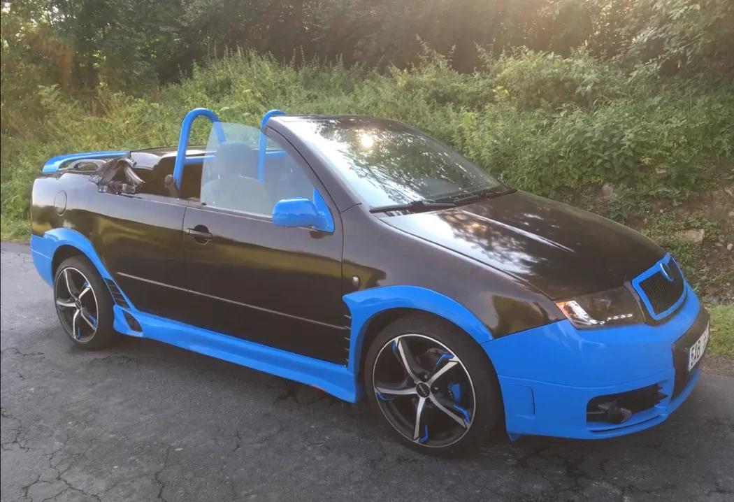 Egy cseh ezermester kabriót faragott a Škoda Fabiából, az eredményt látni kell 2