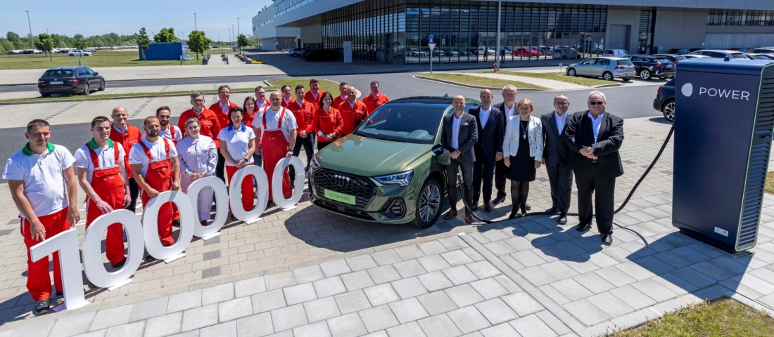 Ünnepel, fontos mérföldkőhöz ért a győri Audi