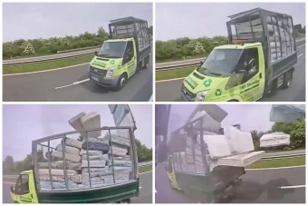 Matracok okoztak életveszélyt autópályán