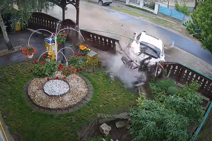Videón a nyíregyházi Porsche-baleset