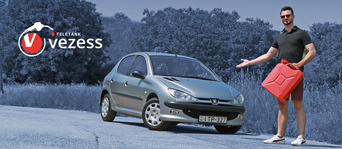 4 liter alatt egy 19 éves Peugeot-val! – Peugeot 206 a Teletankban