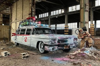 Ott jelent meg a Szellemirtók autója, ahol nem is lehetne