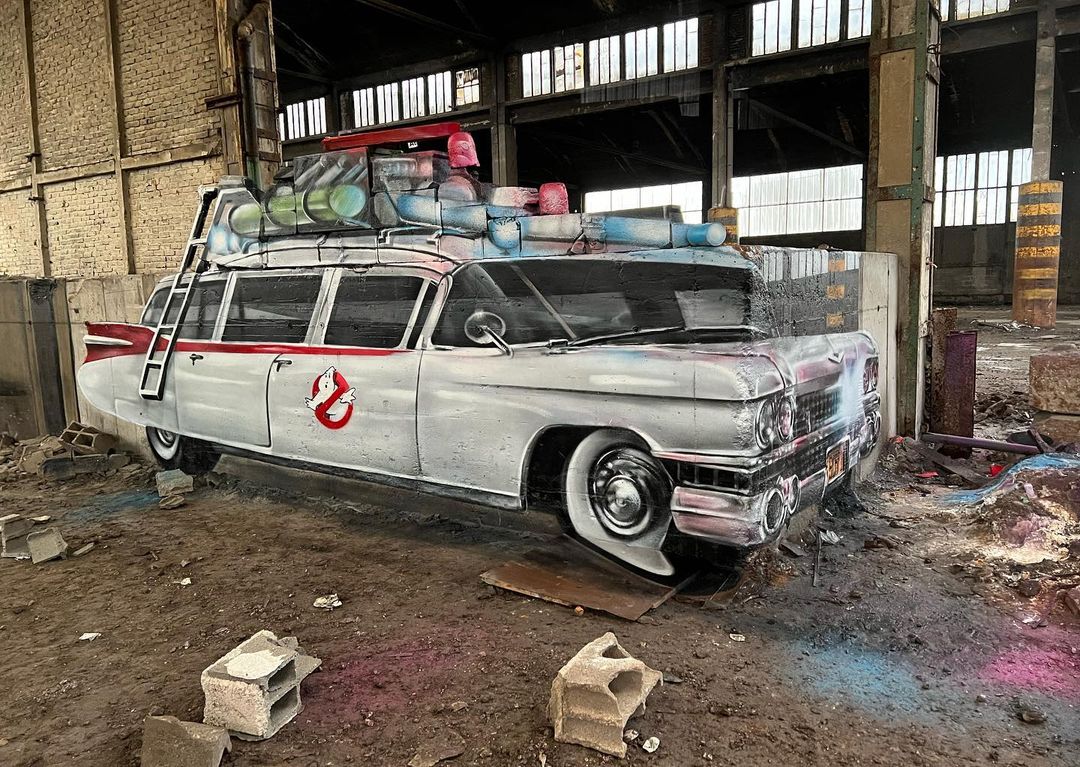 Ott jelent meg a Szellemirtók autója, ahol nem is lehetne 2