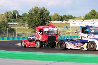 Ripityára törték Kiss Norbert kamionját a Hungaroringen