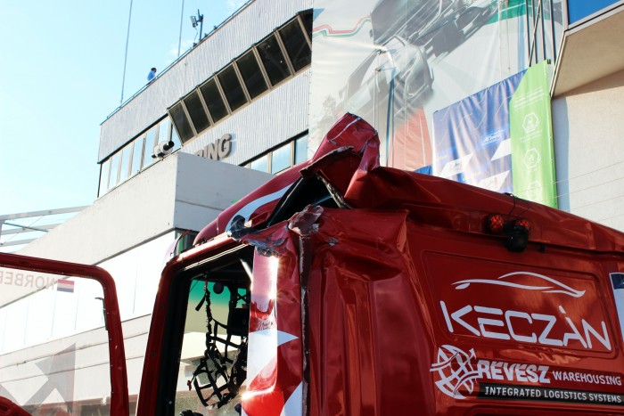 Ripityára törték Kiss Norbert kamionját a Hungaroringen 11