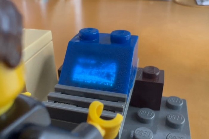 Kijelzőt tettek az építőkockába, majd videójátékoztak rajta