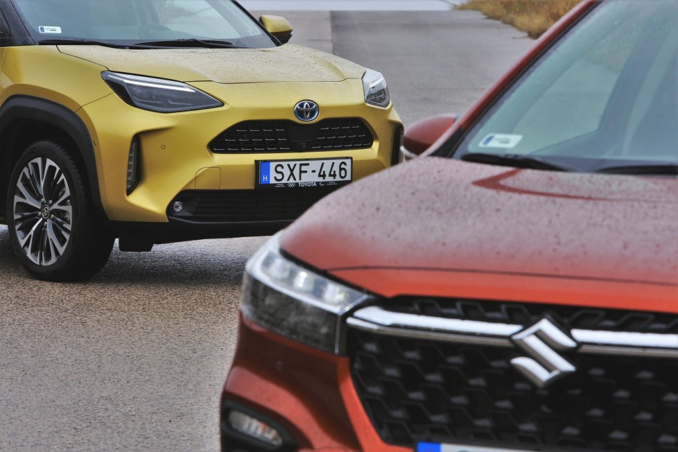 Összehasonlító teszt: Suzuki S-Cross Hybrid 48V vs. Toyota Yaris Cross ...
