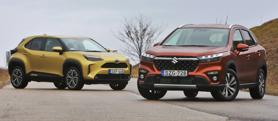 Suzukit vagy Toyotát? – Suzuki S-Cross vs. Toyota Yaris Cross
