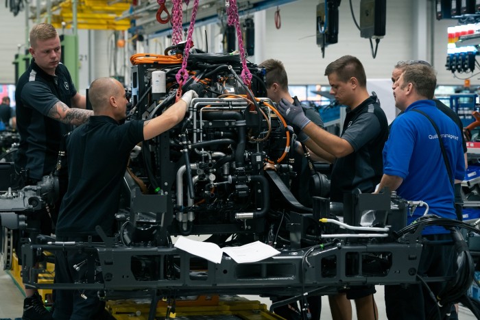 Új Merci teherautó gyártása startolt el 1