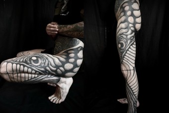 Ezek a tetoválások az emberrel együtt váltanak alakot