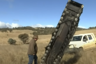 Űrrakéta darabjait találta földjén egy gazda