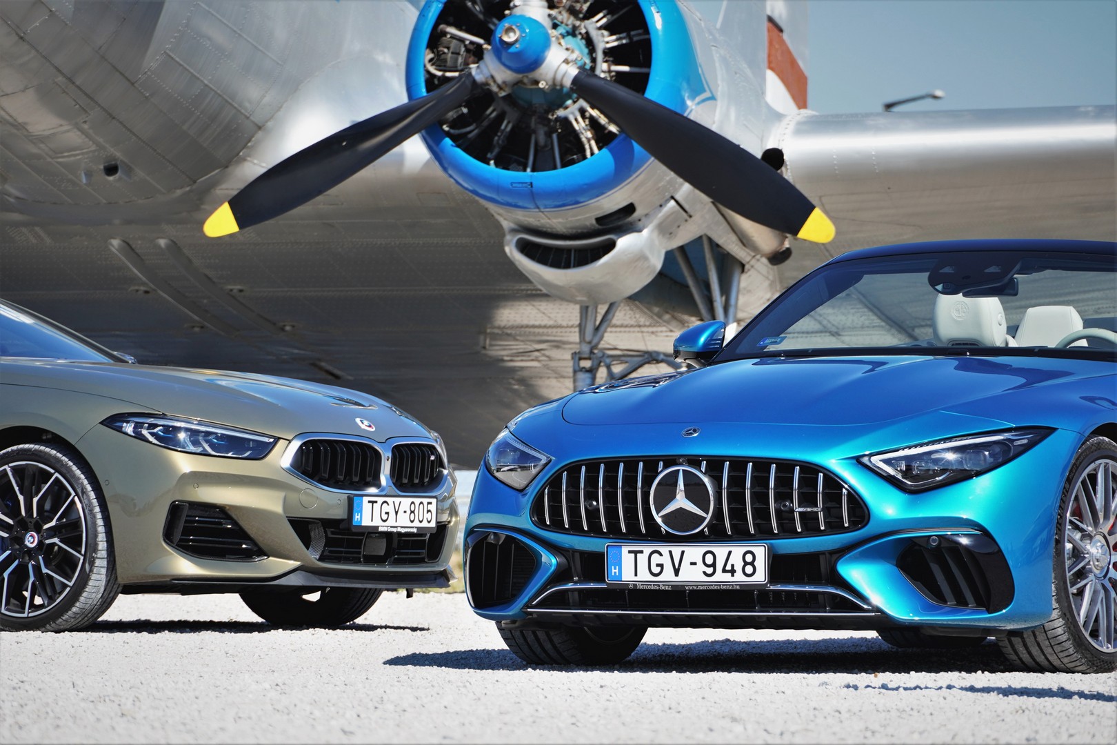 Benzinzabálók a jövőnkért – BMW M850i és Mercedes-AMG SL 55 6