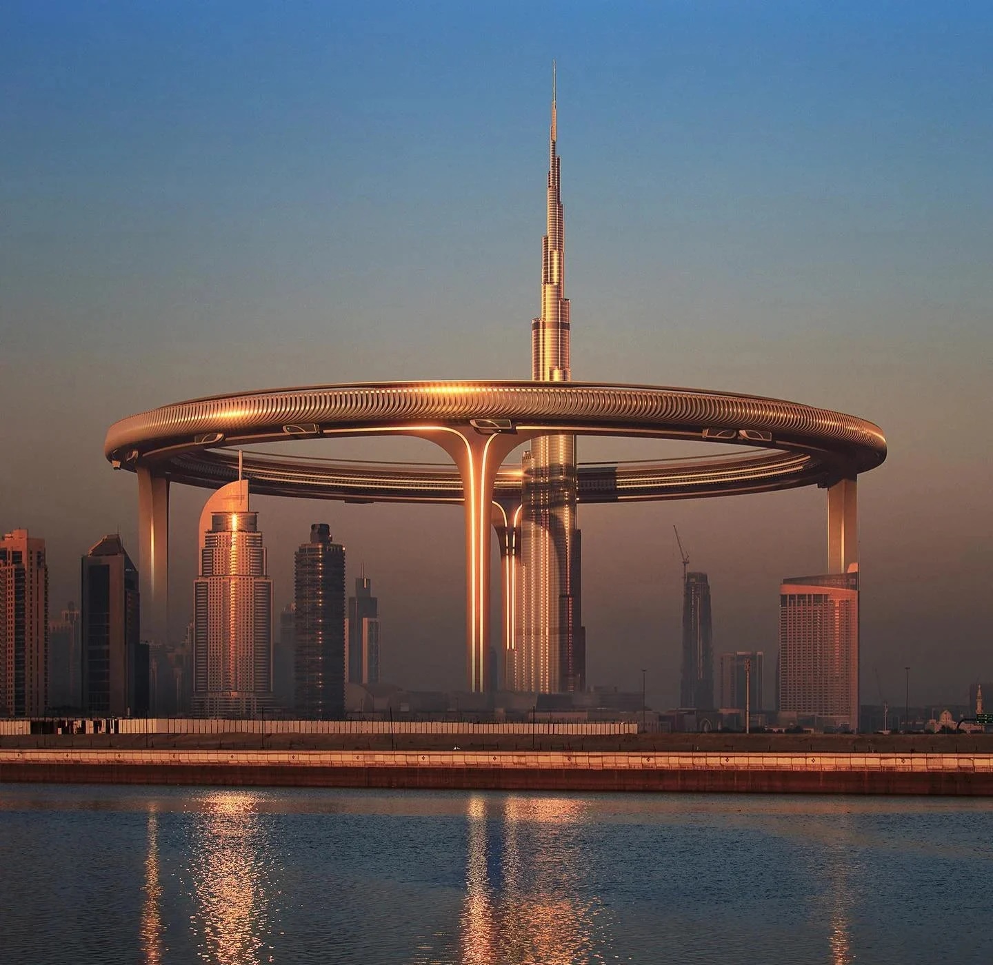 Gigantikus gyűrűt kaphat a világ legmagasabb épülete 5