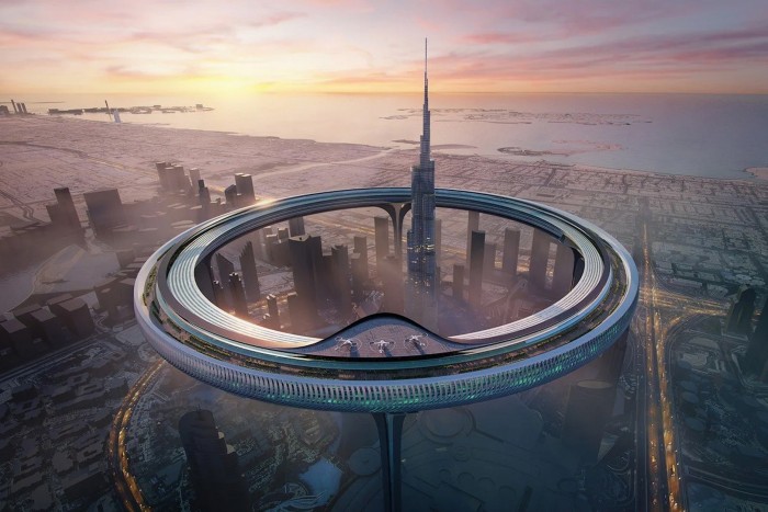 Gigantikus gyűrűt kaphat a világ legmagasabb épülete