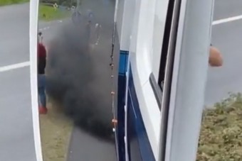 Kupát nyert, majd örömében jól lekormozta a közönséget a kamionos