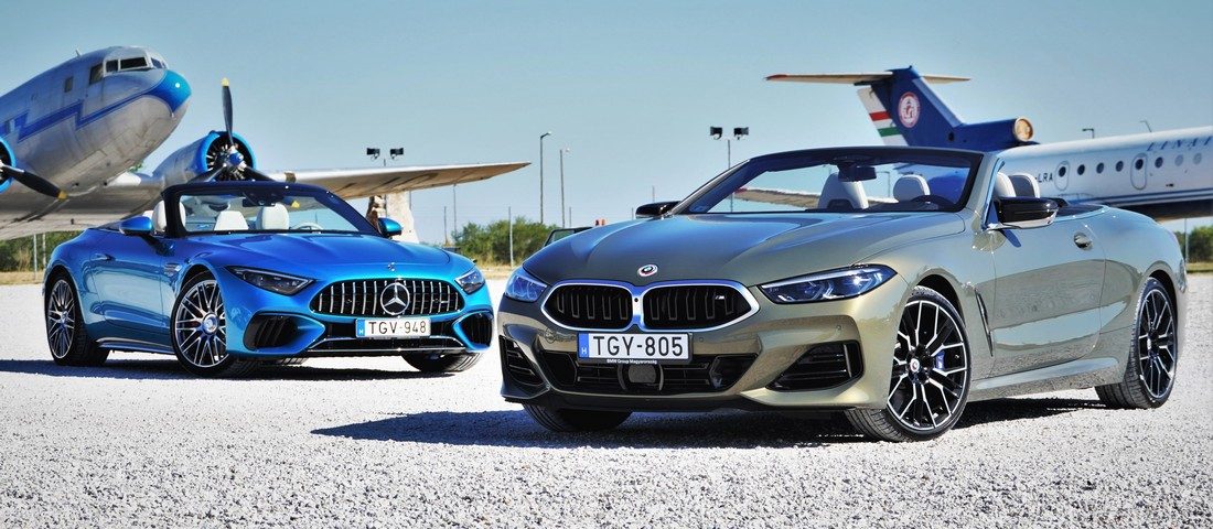 Benzinzabálók a jövőnkért – BMW M850i és Mercedes-AMG SL 55