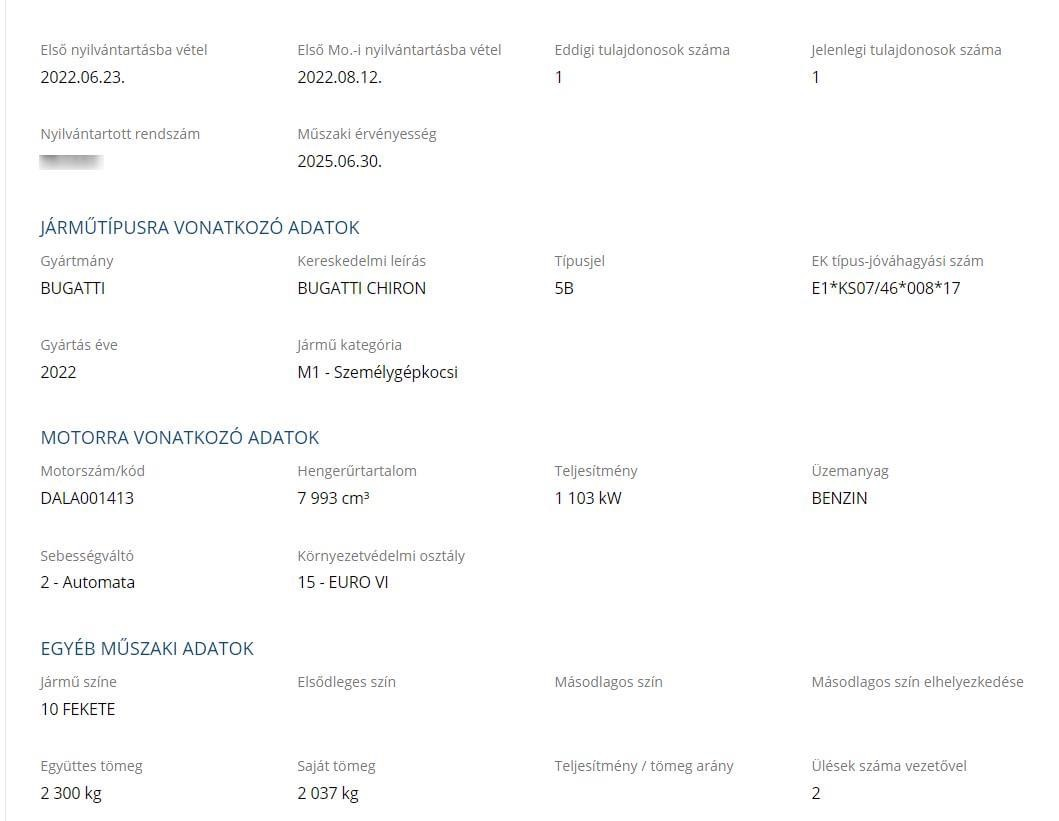 Bő 1 milliárd forintos autó műszakizott itthon, de vajon kié lehet? 3