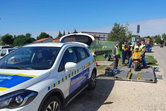 Itt a magyar rendőrök új fegyvere a robogósok ellen