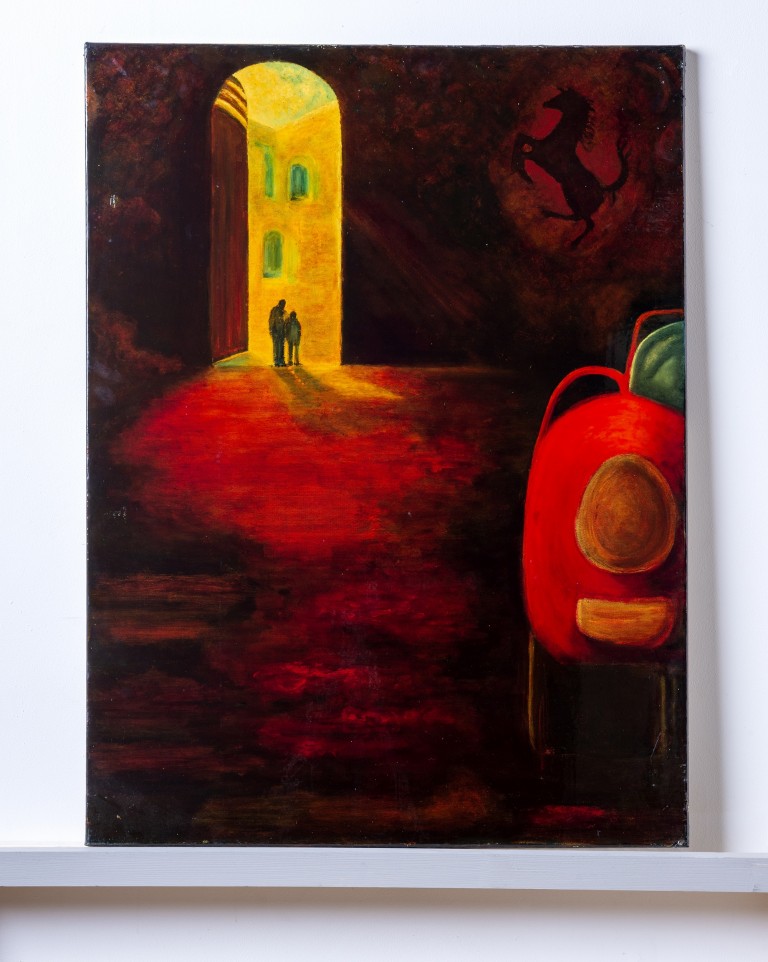 A Ferrari ihlette a rocksztár festményeit, most eladja őket 4