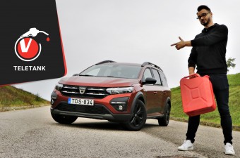 Benzinből nem kér keveset az új Dacia - Jogger a Teletankban!