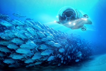 Víz alatti száguldást és páratlan kilátást kínál a hipermodern privát tengeralattjáró