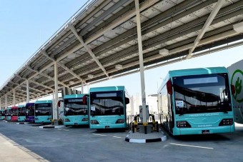 Átadták a világ legnagyobb e-busz-depóját