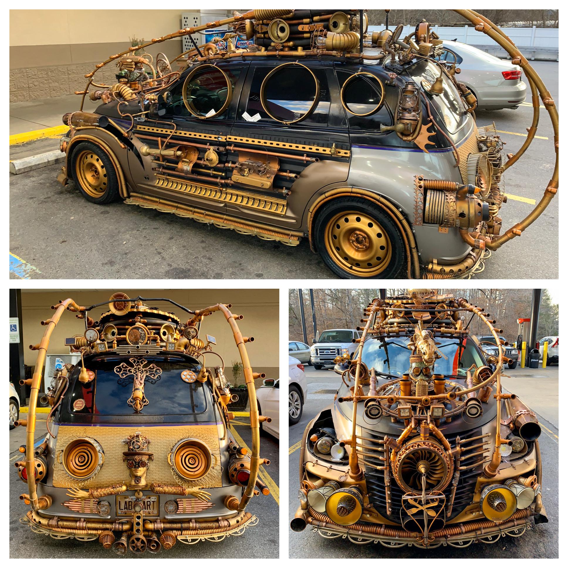 Sokan rondának tartják, mások szerint valódi művészet ez a steampunk Chrysler 3