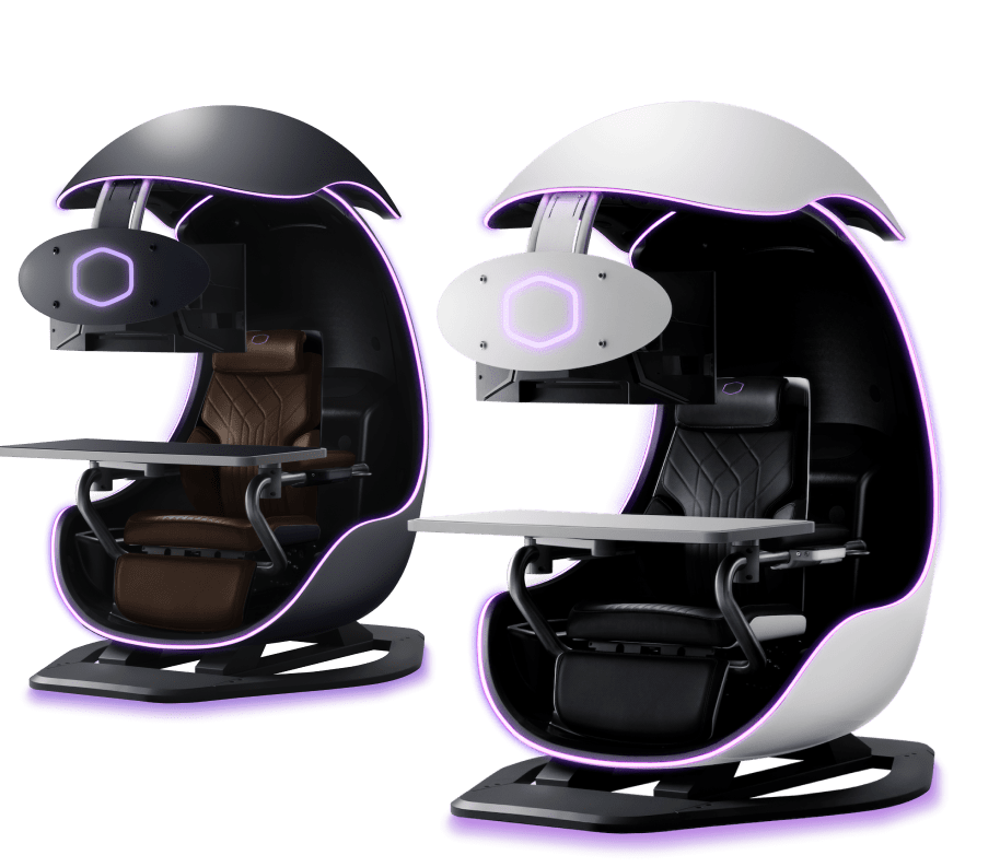 Futurisztikus tojásban is játszhatnak a legmenőbb gamerek 3