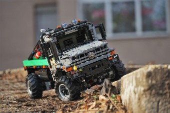 Működő hajtás, zárható difik. Igazi terepjárót építettem!