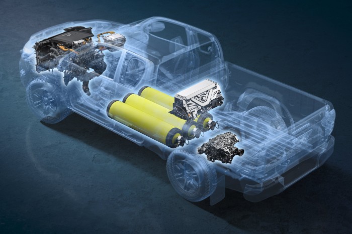 Hidrogén üzemű pickupot villantott a Toyota 5 | Vezess Hidrogén üzemű pickupot villantott a Toyota 5