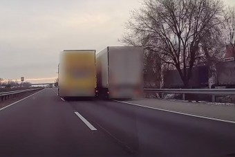 Két agyhalott kamionos harca az M5-ösön