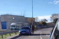 A legveszélyesebben szállítottak egy lovat az M7-esen 1