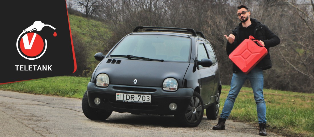 Cuki apróság, ezért kisebb fogyasztást várnánk egy Twingótól