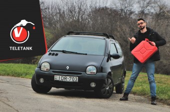 Cuki apróság, ezért kisebb fogyasztást várnánk egy Twingótól