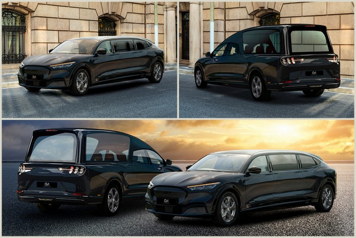 Sportos villanyautóból épült halottaskocsi 8