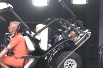 Ezzel a járművel egy 50 km/órás ütközés is brutálisan durva