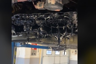 Ilyen egy modern motorból leengedett olaj 60 ezer kilométer után