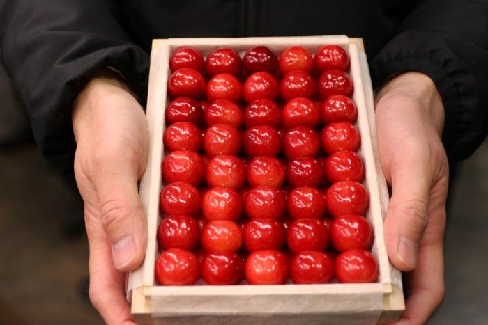 Milliókat fizettek fél kiló cseresznyéért