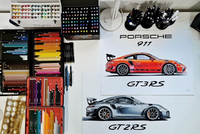 Ez a magyar lány úgy rajzol autókat, hogy szinte életre kelnek 8