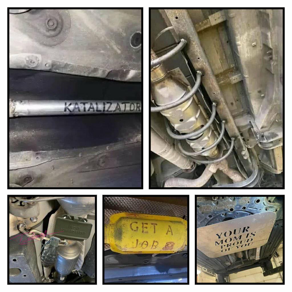 Katalizátort így még senki nem védett, mint ez az autós 1