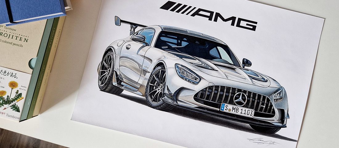 Ez a magyar lány úgy rajzol autókat, hogy szinte életre kelnek