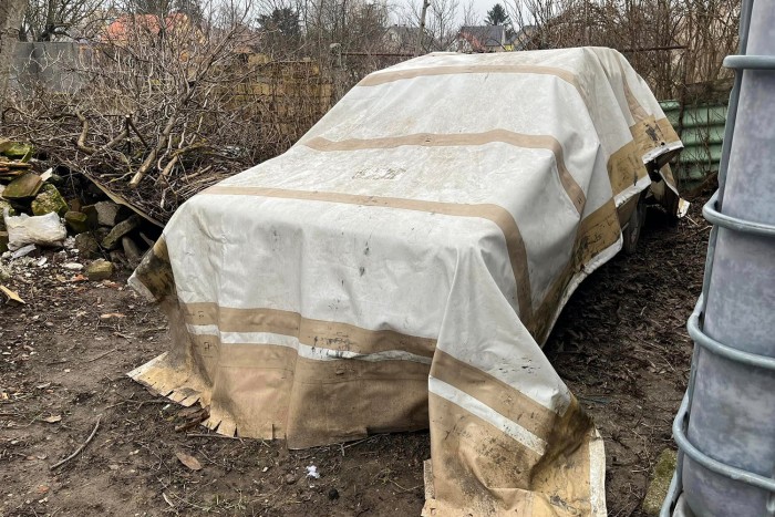 Megmentették a bicskei kertben szomorkodó Ladát